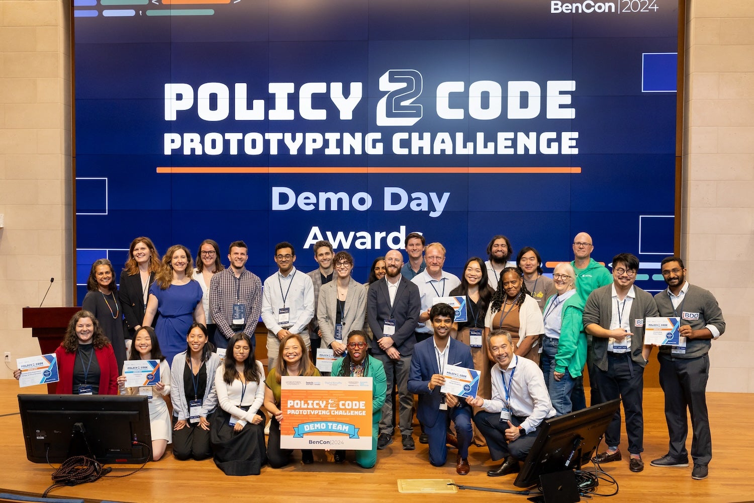 Policy2Code Demo Day participants